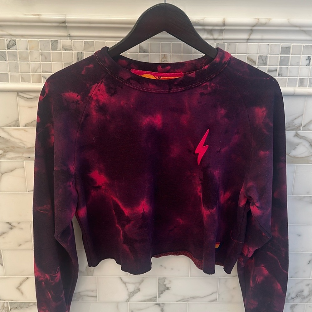 Aviator Nation tie dye sweatshirt
